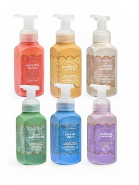 NEW 6-Pc Bath & Body Works Gentle Foaming Hand Soap Collection